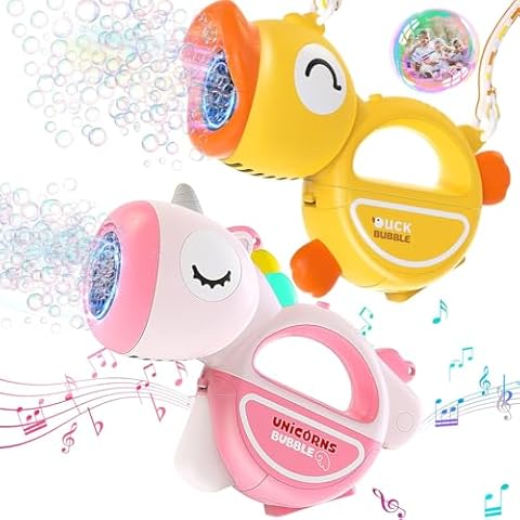 Unicorn Bubble Machine + Duck Bubble Machine Cover