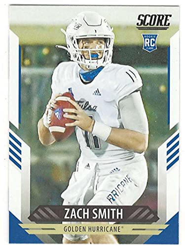 2021 Score #317 ZACH SMITH NM+-MT+ RC Rookie Tulsa Golden Hurricane Football