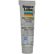 Superlube High Quality Synthetic Grease and Oil with PTFE Excellent Protection and Lubrication Against Corrosion Rust and Wear. 21030 - Synthetic Grease 85g