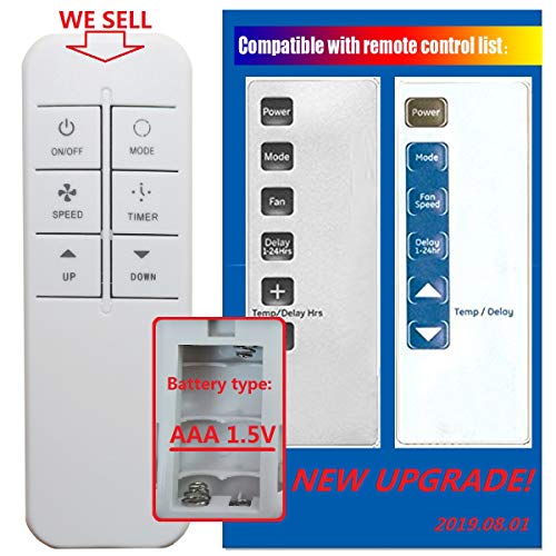 Télécommande pour climatiseur GE WJ26X20094 avec écran LCD clair CHOUBENBEN