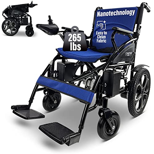 Malisa Portable Electric Wheelchair For Adults, Foldable Dual Motorized Power Wheelchairs, All Terrain Folding Wheel Chair, Comfortable Lightweight Travel Wheelchair #TOP4