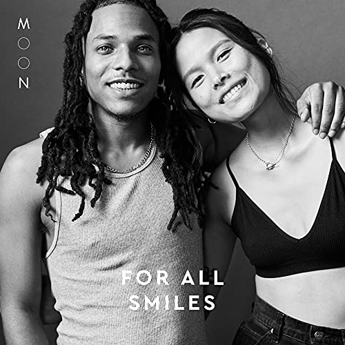 Moon Charcoal Whitening Stain Removal Toothpaste, Fluoride-Free, Lunar Peppermint Flavor For Fresh Breath, For Adults 4.2Oz #TOP4