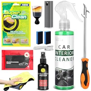 11Pcs Car Interior Cleaning Kit | C...