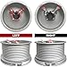 Blesseras Garage Door Cable Drums 400-144 Up to 12 ft. High Door - Standard Lift Drum for Mounting Shaft 1'' / Max Cable Size 1/8'' /Max Door Weight 750 lbs,1 Pair (Left/Right)