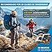 Imagen de NORDMUT® Bastones de senderismo telescópicos de aluminio