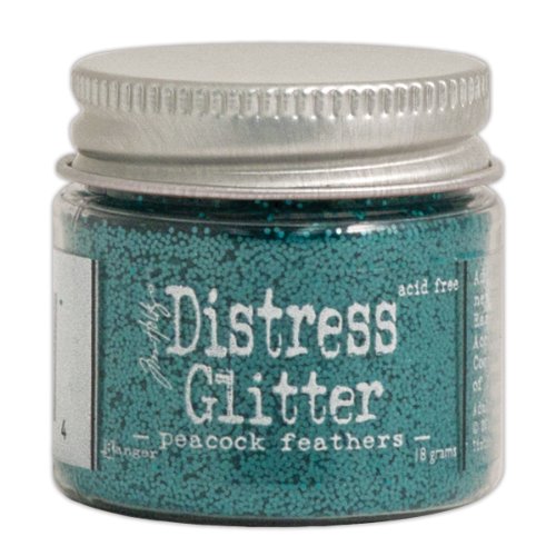 Tim Holtz - Peacock Feathers Distress Glitter (1 oz)