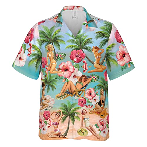 Personalized 3D Funny Hawaiian Shirt Tropical Car Shirt, Custom Image All-Over Print Hawaii Shirt for Men Women