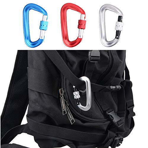 TRIWONDER Moschettone Alluminio 12 kN Moschettoni