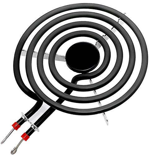 【Upgraded】660532 MP15YA Electric Range Burner Element 6 inch 1500W 4 Turns surface element fit for Whirlpool Kenmore ranges replacement burners wfc310s0ak, rf110axsq3, kf330add1,ffef3011lwd,etc.