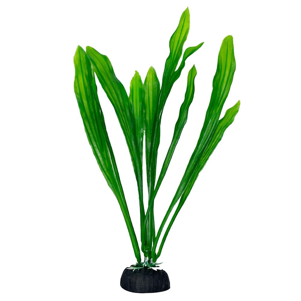 Swell Uk Green Swell Echinodorus Artificial Plant - Rounded Aquarium Décor
