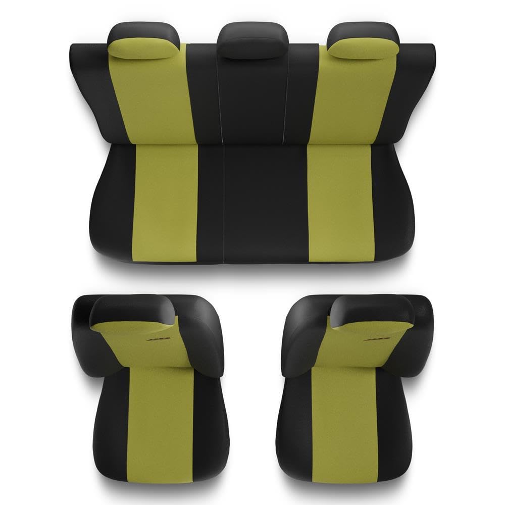 Mossa Coprisedili compatibili con Fiat Panda II III Hatchback 2003-. X.R-Y