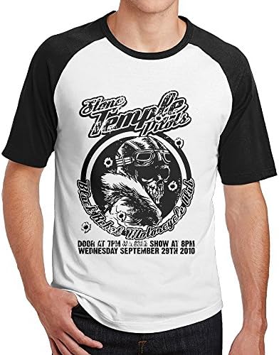 Stone Temple Pilots Vasoline Men Plain Raglan T Shirt Short Sleeve