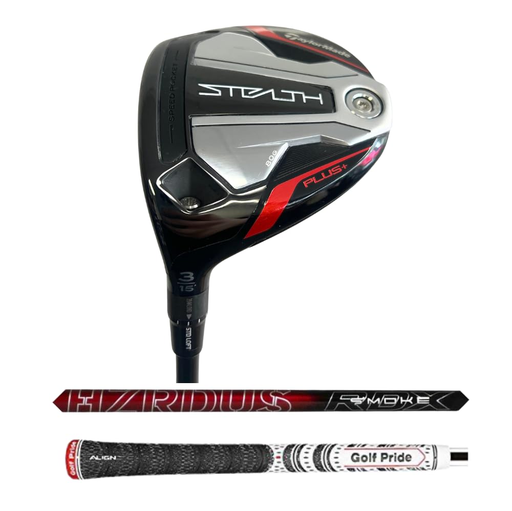 Left Handed TaylorMade Stealth Plus #3 Fairway, HZRDUS Smoke RDX Red 6.0 75g