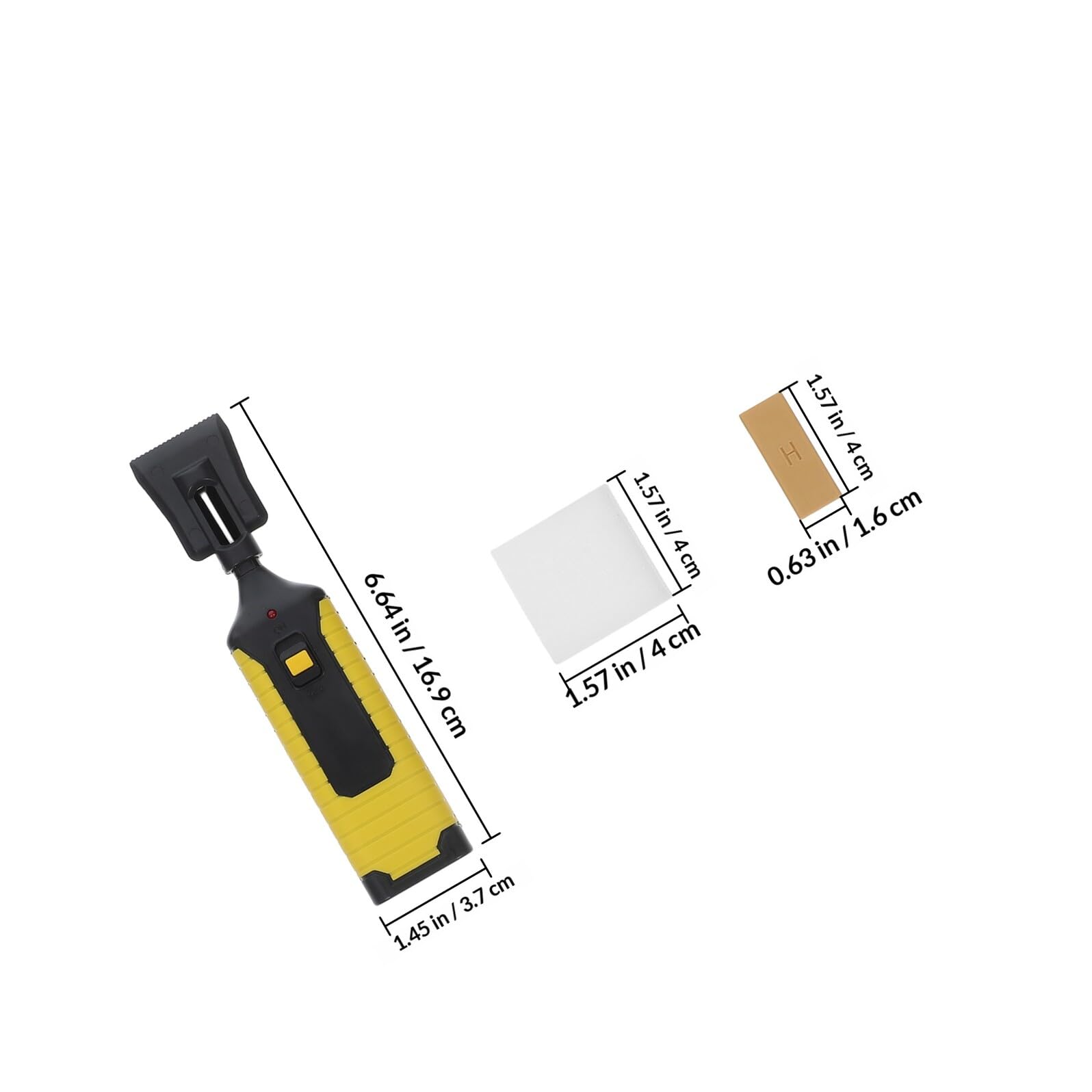 Vaguelly Kit de Reparación para Pisos de Madera y Muebles con Cera Reparadora, Pen de Calentamiento Eléctrico, Esponja y Paño para Eliminar Rayones y Agujeros en Hogar y Oficina