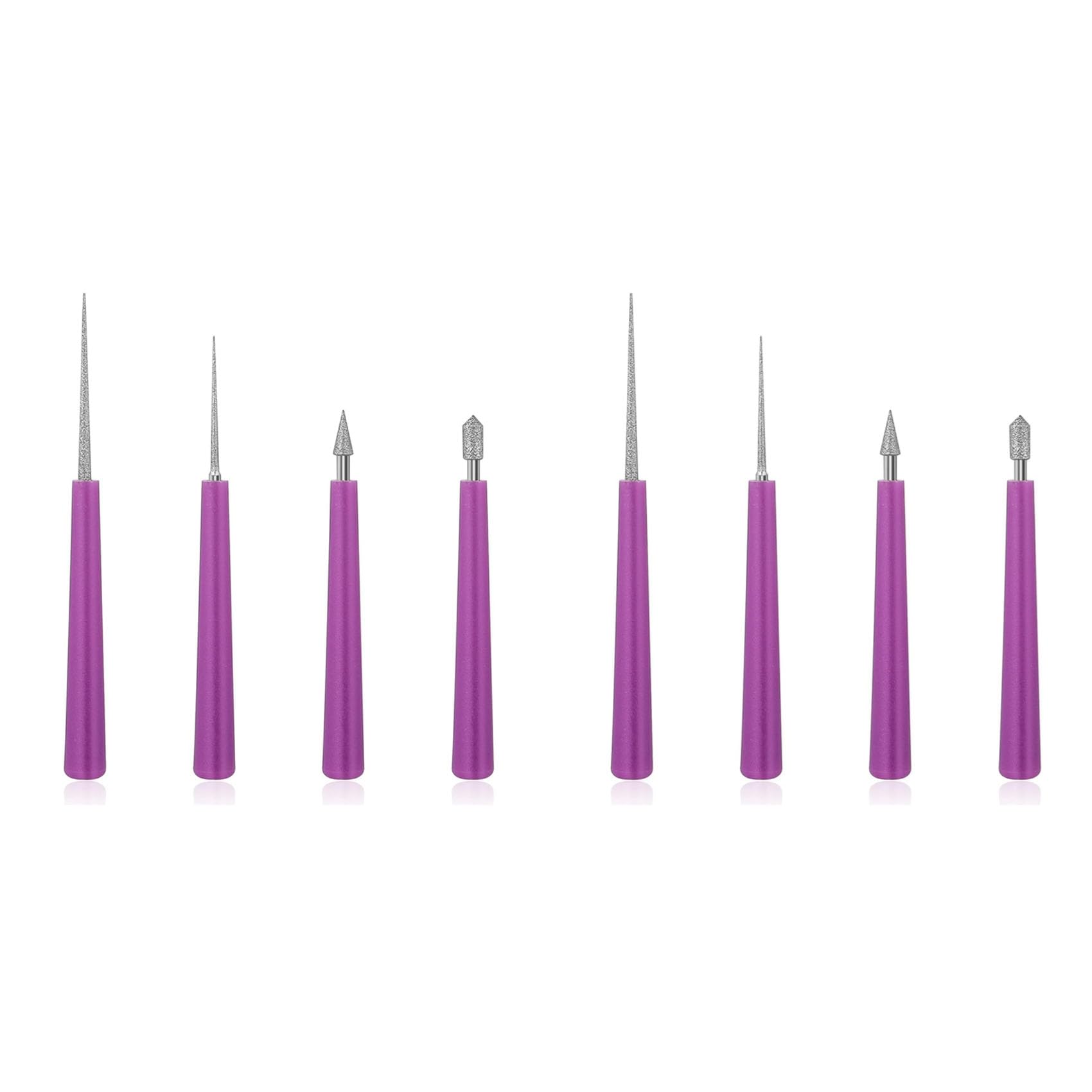 Ctrlzs 8Pcs Tipped Bead Reamer For Jewelry Making Beading Hole Enlarger Tool For Glass Plastic Metal Wood Beads