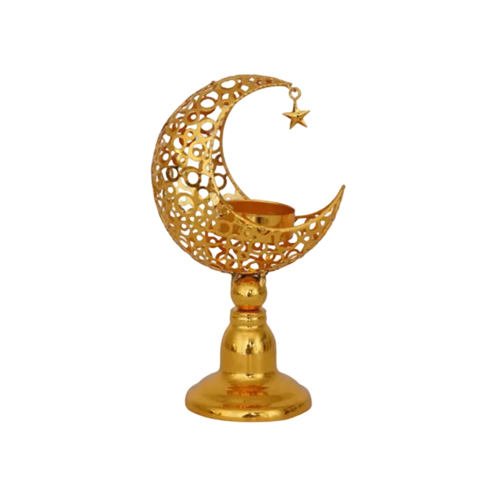 Moonss Shaped Holder, Tealight Holder, Metal Moons Tealight Candled Stand Candlestick for Home Decorations Table Centerpiece