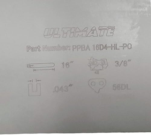 Miniatura 5 de proven part Barra de motosierra de 16 pulgadas. 38" LP .043" Tipo HL Montaje PO A041 DL56 Se adapta a Makita E-00094