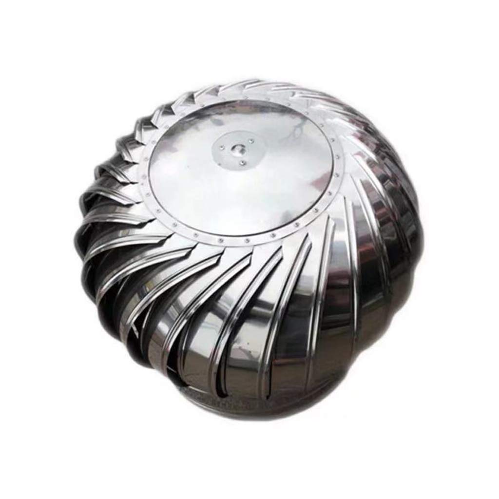 Extracteur de fumée rotatif en inox 450 mm contre le refoulement