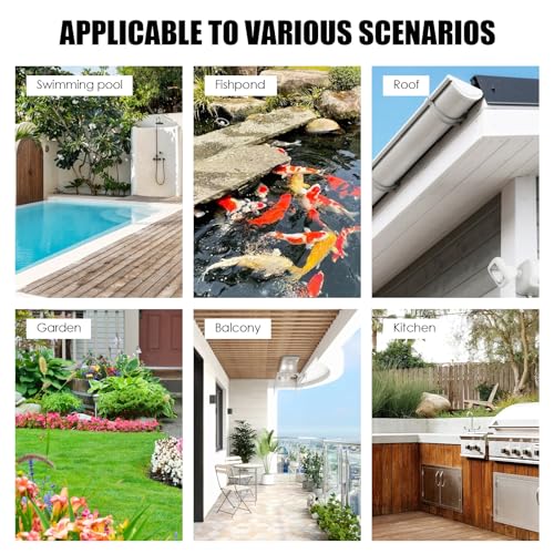 Yooyan Edelstahlschutz Dachrinnen Laubschutz, Regenrinnen Fallrohrschutz, Dachrinnenschutzreiniger aus Edelstahl Abflussfilter für Den Außenbereich, Anti-Blockierung, Korrosionsbeständiger Filtersieb