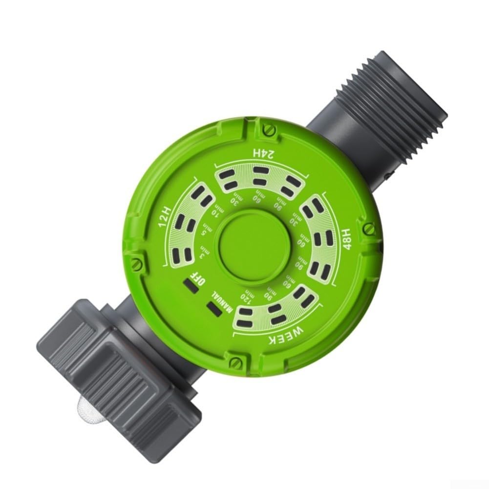 Ordinateur d'arrosage en plastique ABS robuste Vert (A)
