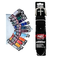 Ceinture élastique Baseball/softball - Bleu Royal - Réglable 45x1.5 - Adulte/jeune