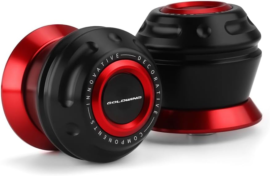 Motorcycle Front Wheel Axle Fork Slider Crash Protector Compatible With H.onda Goldwing 1800 Tour GL1800 2018-2023 2024 | Gold wing GL 1800 Goldwing1800 Accessories (red)