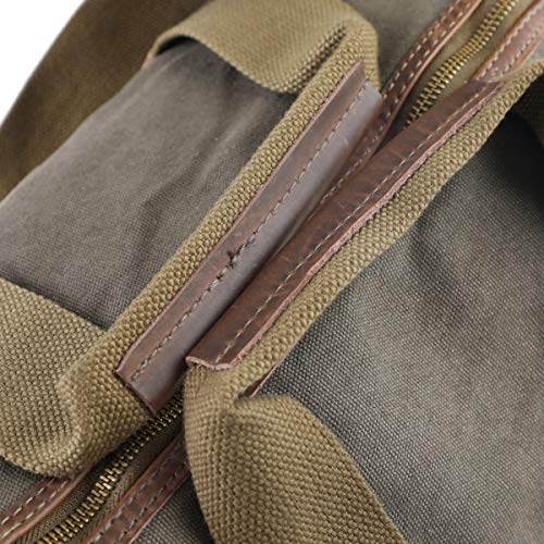 Classical Vintage Oxford Sports Bag with Coating Hardware Accessories Soft Duffels Travel Bag (L)