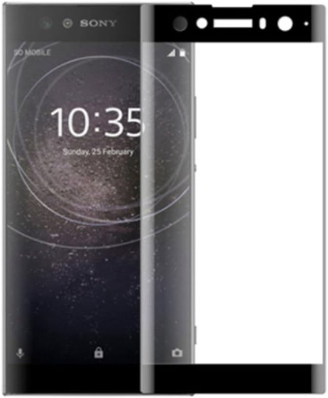 XMTN Sony Xperia XA2 Ultra 6.0" Tempered Glass Screen Protector,3D Curved Edge Full Coverage 0.3mm Thickness 9H Hardness Tempered Glass Screen Protector for Sony Xperia XA2 Ultra Smartphone (Black)