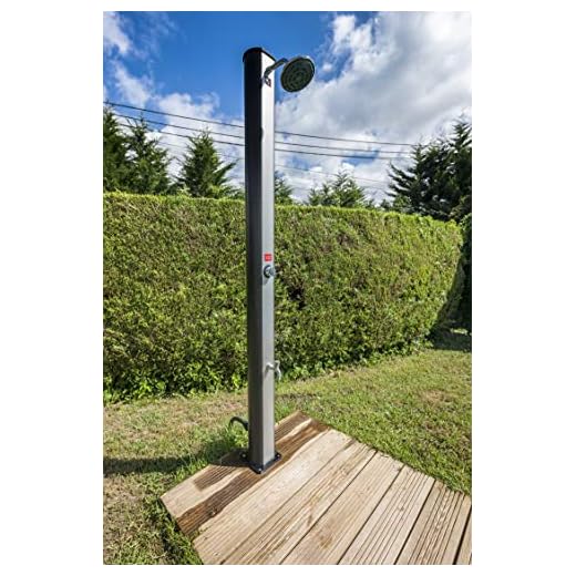 Gre Dsps35 -Ducha Jardín, Pvc, Con Lavapiés, 35 Litros