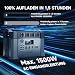 ALLPOWERS S2000 PRO Powerstation mit Solarpanel SE100: 2400W Solargenerator mit Solar Panel Faltbar 100W - Schnellladung Mobiler Stromspeicher Notstromaggregat für Camping Wohnmobil Off-Grid