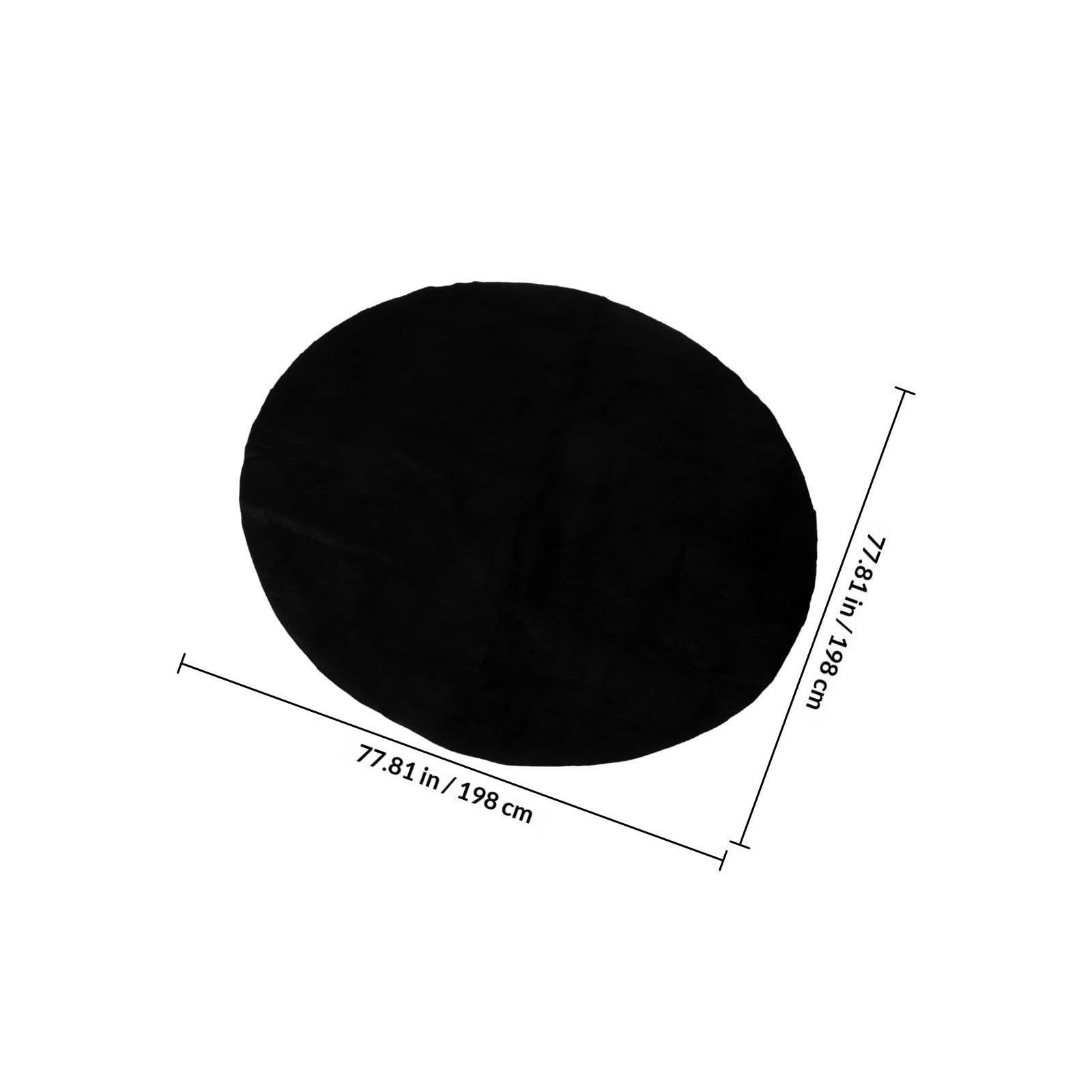 Tapis Isolant pour Bain à Remous Rond Antidérapant Imperméable