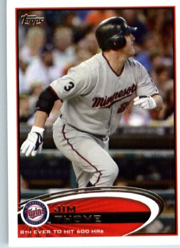 2012 Topps Jim Thome RB #97 Minnesota Twins MLB Card