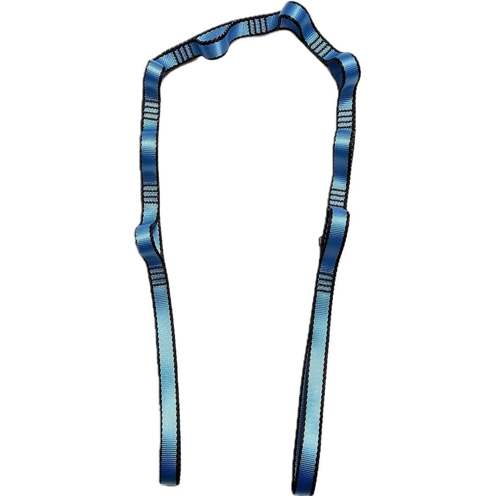 Yoga Gurt Yoga-Gurt, Stretch-Gürtel, Verlängerungsgurt for Aerial Yoga Yogagurt(Blue 10 Rings)