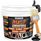 Rust Converter & Metal Primer, 2-in-1 35.27oz Water-Based Rust Reformer, No Sanding Required, Converts Rust Into Durable Paintable Coating, Heavy Duty Rust Inhibitor for Car Chassis, Truck Frame, Fence & Metal Surfaces