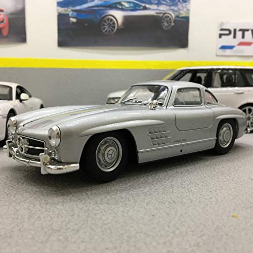 Preisvergleich Produktbild Welly Mercedes 300 SL (W198), Silber, 0, Modellauto, Fertigmodell, 1:24