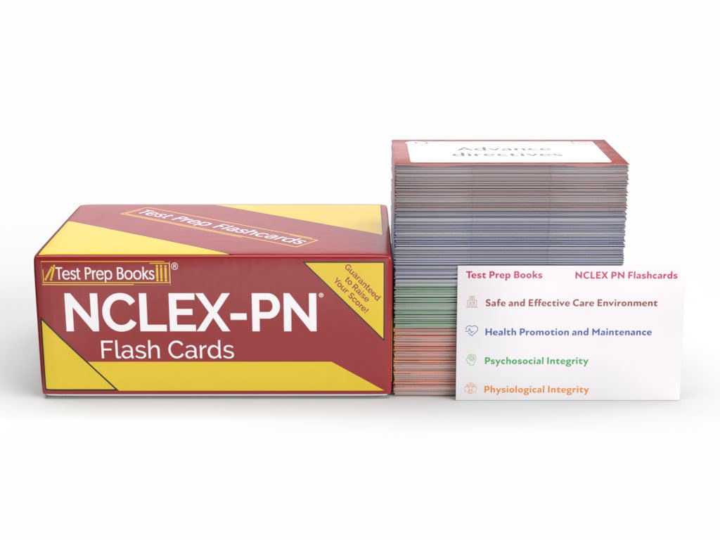 NCLEX PN Study Cards 2026-2027