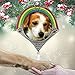 Rainbow Bridge Phooto Dog Memorial Ornament - Remembrance - Choose The Customized Option and We Will Insert Your Photo - Gift Bag Included - Measures 4.25