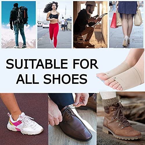 Image of 1Pair Orthopaedic Arch Support For Flat Feet Insoles and Silicone gel Pads Plantar Fasciitis Arch Socks Heel Cushion pad flat foot arch support for women