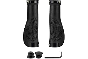 SAPLIZE Handlebar Grips for Bikes, Multicolor Options, Ergonomic, Aluminum Double Lock-on, MTB...