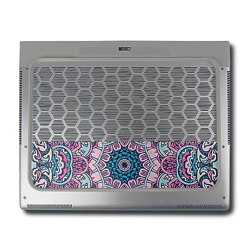 Image of MightySkins Carbon Fiber Skin Compatible With Alienware X16 R1 (2023) Full Wrap Kit - Tribal Mandala | Protective Durable Textured Carbon Fiber Finish | Easy To Apply & Change Styles | Made in the USA