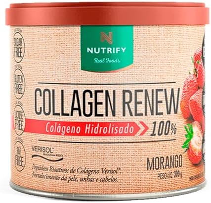 Nutrify - Colágeno Collagen Renew Verisol - 300g - Morango