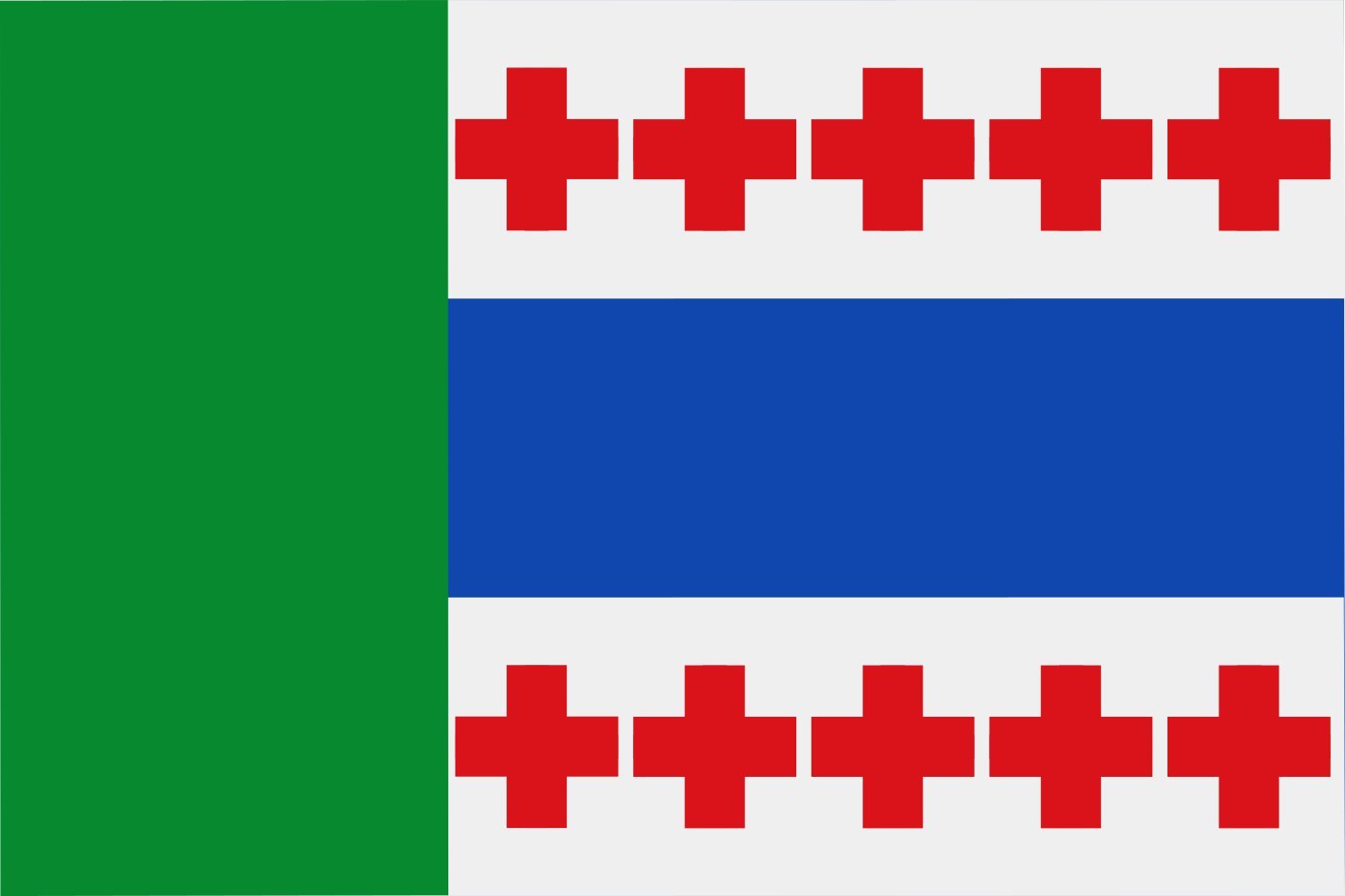 Drapeau Rosinos de la Requejada rectangulaire anti-déchirure grand format