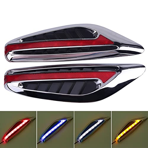 Feux clignotants LED auto DC 12V lampe latérale directionnelle bleu