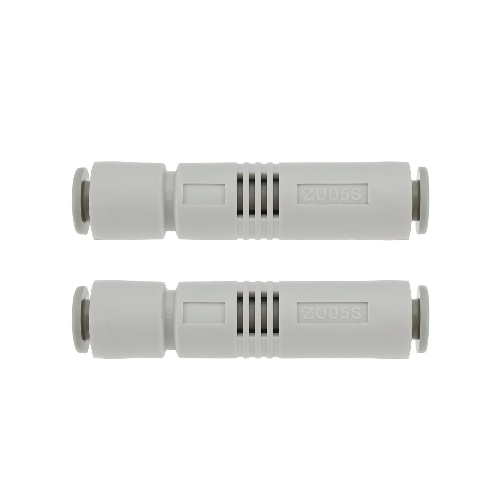 eMagTech 2PCS Pneumatic Fitting Vacuum Ejector ZU05S Port 6mm 59x13.3mm 85Kpa Straight Tube Vacuum Ejector for Automobiles Semiconductors Electronics Machine Tools