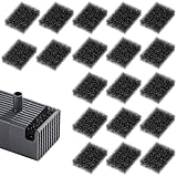 JIYIN Filter Trinkbrunnen Katzen, 20 Stück Haustierbrunnenfilter Schwamm Ersatzfilter für Katzenbrunnen 30mm x 40mm Trinkbrunnen Filter Ersatz Für Katze Und Hund