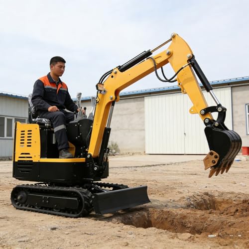 All Round Mini Excavator Small Construction Machinery Home Garden Equipment for Yard Trenching Site Beautification