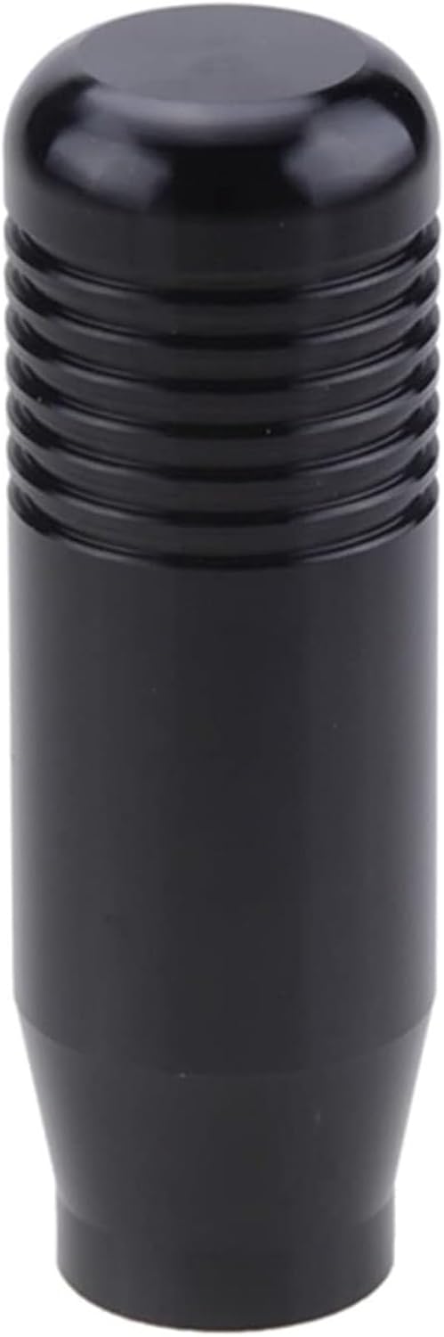 ギアスティックカバー 8.5CM 車用マニュアルユニバーサルギアスティックレバーシフターノブ(ブラック)