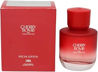 Zara Cherry Bomb Women Perfume Fruity Floral Fragrance with Mandarin Orange Cherry Rose & Vanilla Eau de Parfum EDP 90ml (3.04 fl.oz)