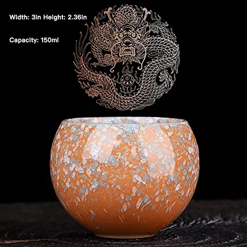 Thunder Melamine 5 Oz Tea Cup, 3-1/8-Inch, 9152TR, Heavy-Duty Plastic Tableware (PACK of 12)