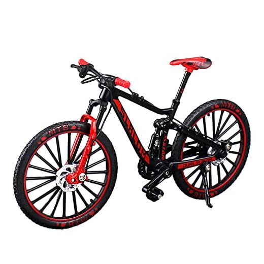 Stronrive Jouets de vélo de Montagne Finger - Jouet de vélo Pliable pour Maison de - Jouets de nouveauté Miniatures pour Enfants, modèle de véhicules pour la décoration de Bureau à